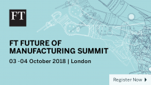 Register now to join Orgalime at the FT Future of Manufacturing Summit