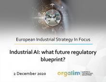 Industrial AI: what future regulatory blueprint?