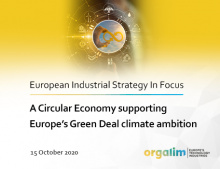 A Circular Economy supporting Europe’s Green Deal climate ambition 